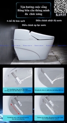 K6935 - Bồn cầu thông minh cao cấp full chức năng