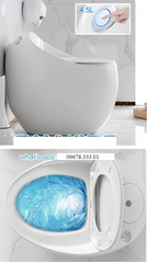 KA3311 - Bồn cầu trứng trắng nhỏ men nano tuyết chống bám dính