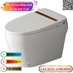KA5158 - Bồn bán thông minh, cảm ứng đá chân xả nước
