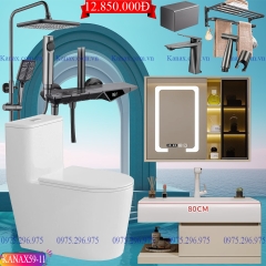 KANAX59 - Combo trọn bộ phòng tắm cao cấp