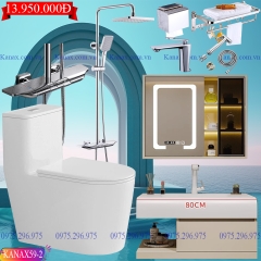 KANAX59 - Combo trọn bộ phòng tắm cao cấp