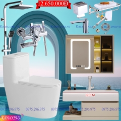 KANAX59 - Combo trọn bộ phòng tắm cao cấp