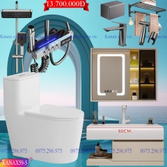 KANAX59 - Combo trọn bộ phòng tắm cao cấp