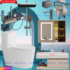 KANAX59 - Combo trọn bộ phòng tắm cao cấp