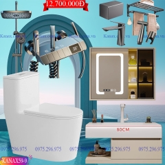 KANAX59 - Combo trọn bộ phòng tắm cao cấp