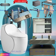 KANAX66A - Combo trọn bộ phòng tắm cao cấp