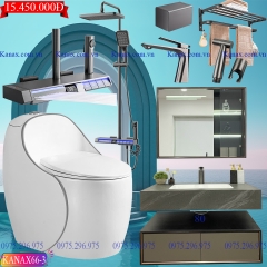 KANAX66B - Combo trọn bộ phòng tắm cao cấp