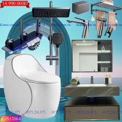 KANAX66A - Combo trọn bộ phòng tắm cao cấp