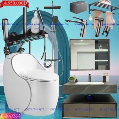 KANAX66A - Combo trọn bộ phòng tắm cao cấp