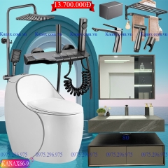 KANAX66A - Combo trọn bộ phòng tắm cao cấp