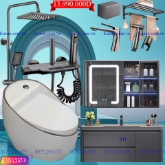 KANAX67A - Combo trọn bộ phòng tắm cao cấp