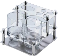 CB16 - Combo trọn bộ phòng tắm, bồn cầu liền khối, bàn đá đơn chậu nổi, sen cây nhiệt độ..