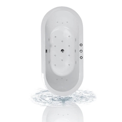 MW8215B-170MS - Bồn tắm massager cao cấp, chất liệu Acrylic. Kích thước:  1700 x 800 x 580 (mm)