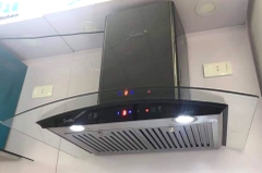 Máy hút khử mùi cảm ứng vẫy tay Sevilla SV-329. Kích thước 700 x 500 x  (700-1000)mm (DxRxC)