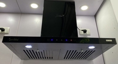 Máy hút khử mùi cảm ứng vẫy tay dày 6cm Sevilla SV-70T3. Kích thước 700 x 360 x  (700-1040)mm (DxRxC)