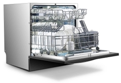 Máy rửa bát âm tủ cao cấp Sevilla SV-R08S. Rửa được 8-10 bộ bát đĩa, sấy nóng PTC, khử trùng tia cực tím UV