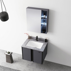 TỦ CHẬU INOX MẶT ĐÁ CHỐNG XƯỚC CHẬU SỨ ÂM TC2031