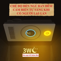 S121 - Máy sưởi nhà tắm chức năng 6in1 - Sưởi ấm, hút mùi, thông gió, quạt mát, sấy khô, chiếu sáng