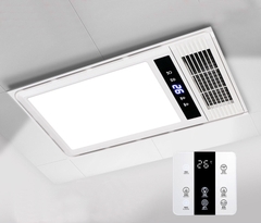 KNS02 - Máy sưởi âm trần chức năng 5in1 cao cấp, quạt mát, thông gió, sưởi ấm, đèn led, báo nhiệt độ phòng