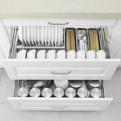 GT01 - Giá bát đĩa cố định nan hộp lắp tủ thùng cánh