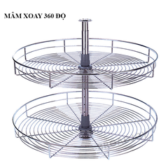 MX100 - Mâm xoay toàn phần Inox bóng cao cấp sợi tròn đường kính 715mm