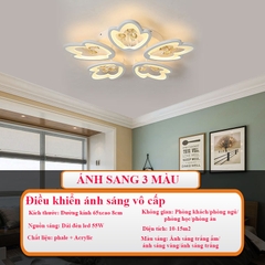 OT007 - Đèn pha lê ốp trần cao cấp