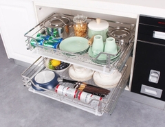 GT02 - Kệ bát đĩa cố định nan dẹt nắp thùng cánh
