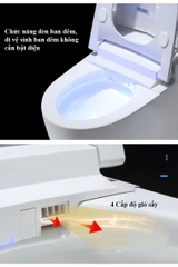 K6925 - Bồn cầu thông minh cao cấp full chức năng, có xịt bọt
