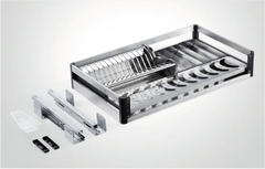 GR8 - Kệ bát đĩa xoong nồi inox 304 hộp lắp thùng cánh