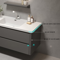 TC2094 - TỦ CHẬU NHỰA MẶT CHẬU SỨ LIỀN KHỐI