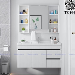 TC104 - Tủ chậu nhựa cao cấp. KT: 48X100cm