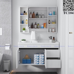 TC104 - Tủ chậu nhựa cao cấp. KT: 48X100cm
