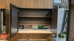 TC106 - Tủ chậu phòng tắm mặt đá , chậu liền mép cao cấp