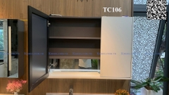 TC106 - Tủ chậu phòng tắm mặt đá , chậu liền mép cao cấp