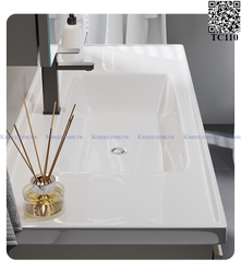 TC110 - Tủ chậu nhựa cao cấp, tủ gương led thông minh