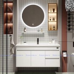 TC124 - Tủ chậu nhựa PVC cao cấp. KT: 48x100cm
