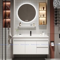 TC124 - Tủ chậu nhựa PVC cao cấp. KT: 48x100cm
