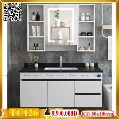TC126 - Tủ chậu nhựa cao cấp. KT: 50x100cm