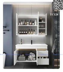 TC128 - Tủ chậu nhựa cao cấp. KT: 48x100cm