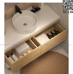TC130 - Tủ chậu nhựa cao cấp. KT: 50x100cm
