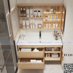TC131 - Tủ chậu nhựa cao cấp. KT: 48x100cm