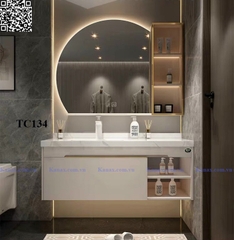 TC134 - Tủ chậu nhựa cao cấp. KT: 50x100cm