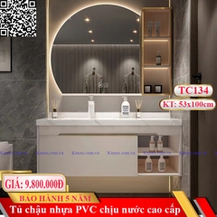 TC134 - Tủ chậu nhựa cao cấp. KT: 50x100cm