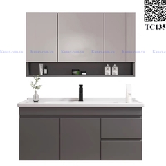 TC135 - Tủ chậu nhựa cao cấp. KT: 48x100cm