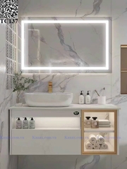 TC137 - Tủ chậu nhựa cao cấp. KT: 50x100cm