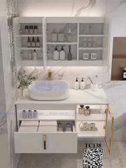 TC138 - Tủ chậu nhựa cao cấp. KT: 50x100cm