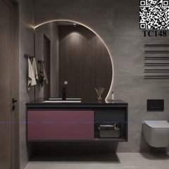 TC148 - Tủ chậu nhựa cao cấp. KT: 50x90cm