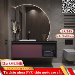 TC148 - Tủ chậu nhựa cao cấp. KT: 50x90cm