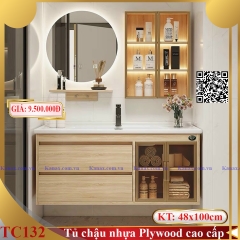TC132 - Tủ chậu nhựa cao cấp. KT: 48x100cm
