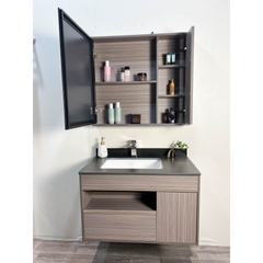 TỦ CHẬU NHỰA MẶT ĐÁ CHỐNG XƯỚC, CHẬU SỨ ÂM TC2069